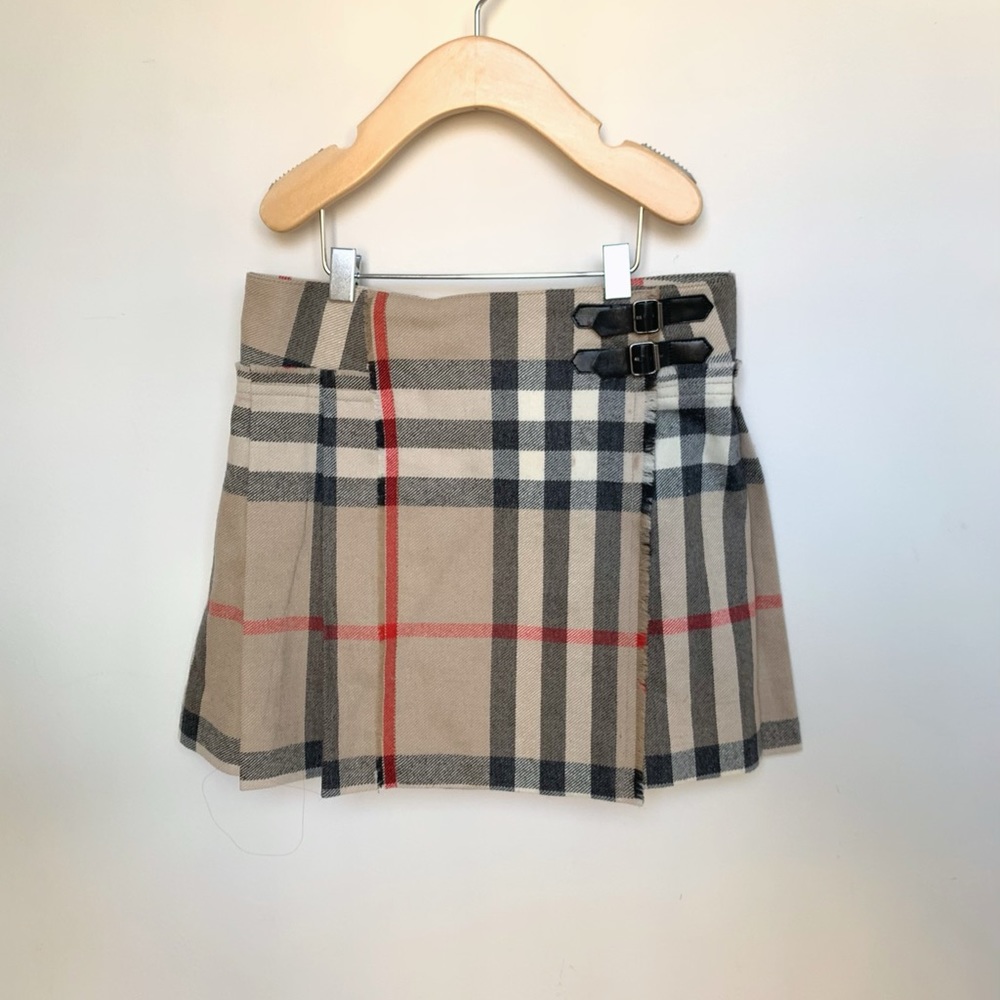 Burberry Plaid Skirt 8Y